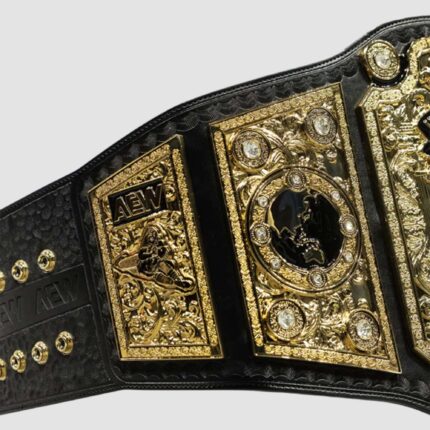 aew womens championship belt right side view