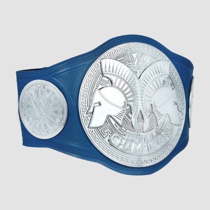 smackdown tag team belt right side view